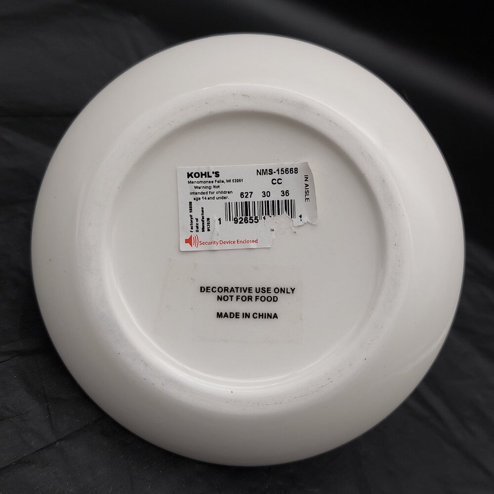 Lauren Conrad Whale Jewelry Dish Ring Holder Trinket Tray Kohl's Metal Ceramic - Picture 6 of 16